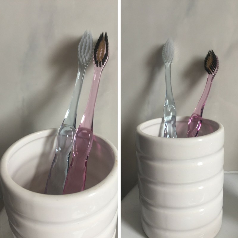 toothbrushes pot