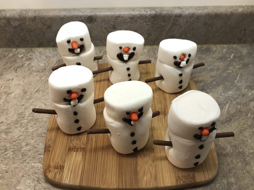 marshmallow snowmen