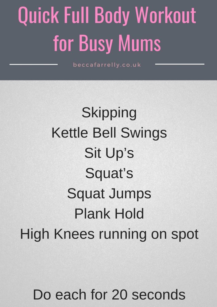Full body workout plan