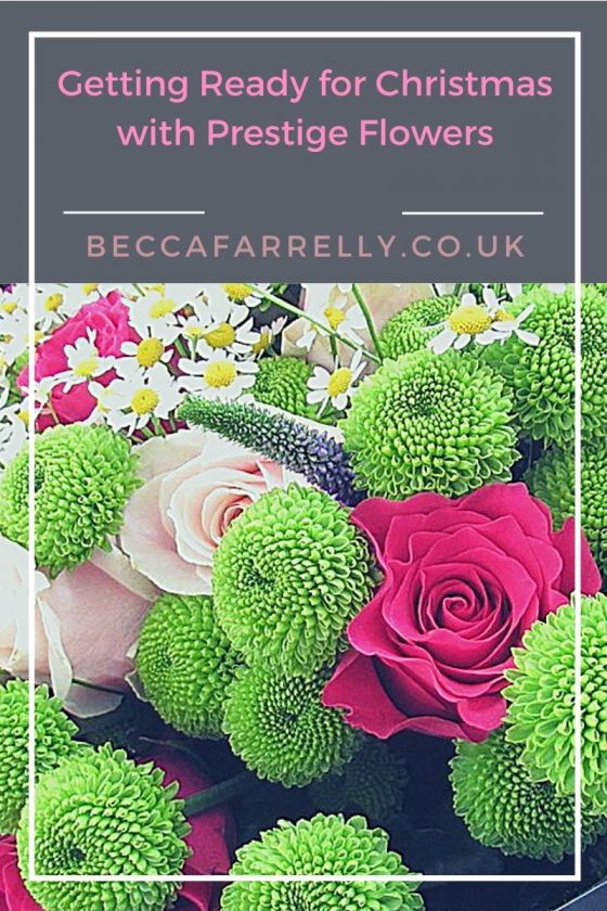 Getting Ready for Christmas with Prestige Flowers